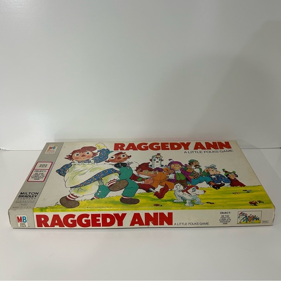 1974 Raggedy Ann A Little Folks Game Milton Bradley Great Condition - Picture 2 of 6